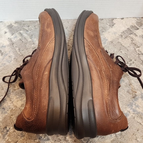 SAS Move On Brown Leather Lace Up Comforr Support Walking Shoes Size 13M - Picture 15 of 15